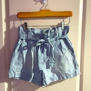American eagle paper bag style mom shorts